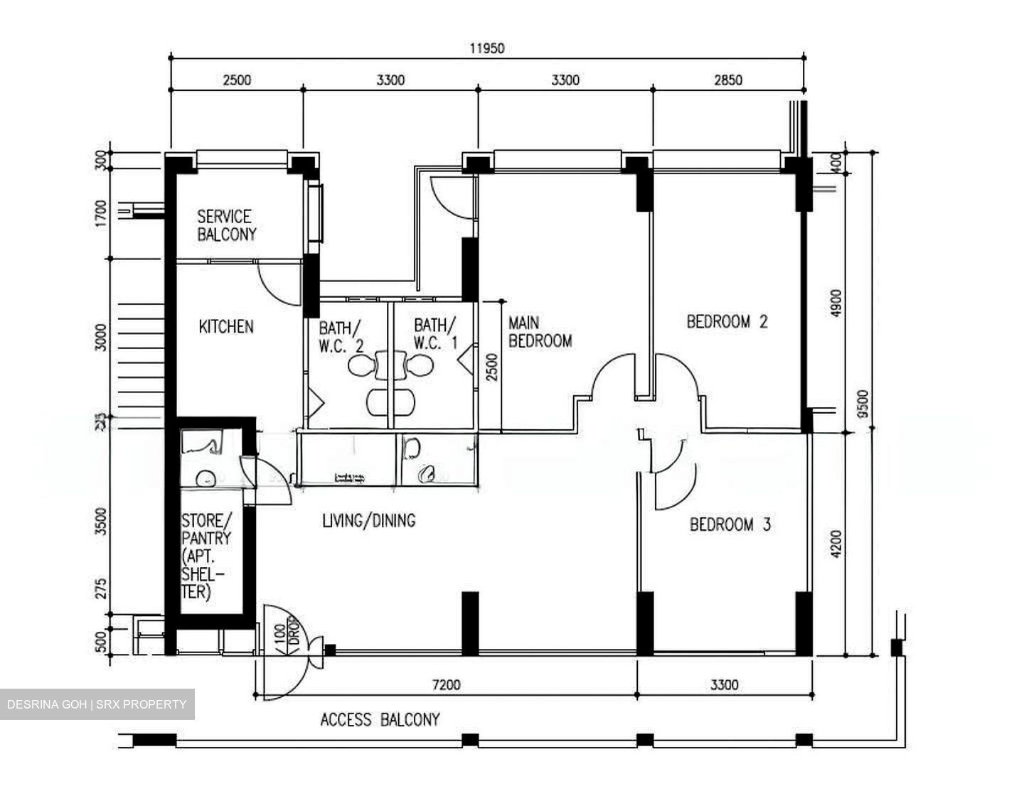 Blk 943 Hougang Street 92 (Hougang), HDB 4 Rooms #635671421